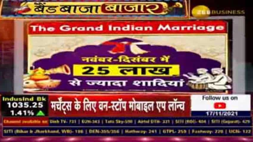 25 lakh weddings to generate Rs 3 lakh crore business in one month; market expert Vikas Sethi picks these stocks as his favourites 25 lakh weddings to generate Rs 3 lakh crore business in one month; market expert Vikas Sethi picks these stocks as his favourites