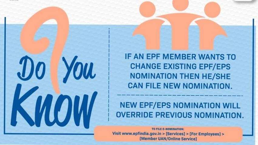 Want to change EPF nominee online? See full process here