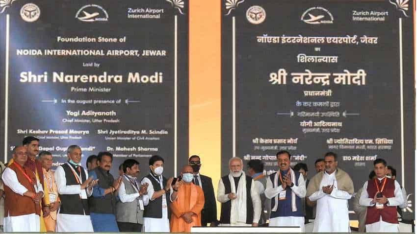 PM Narendra Modi lays foundation stone for Noida International Airport at Jewar - Key things to know