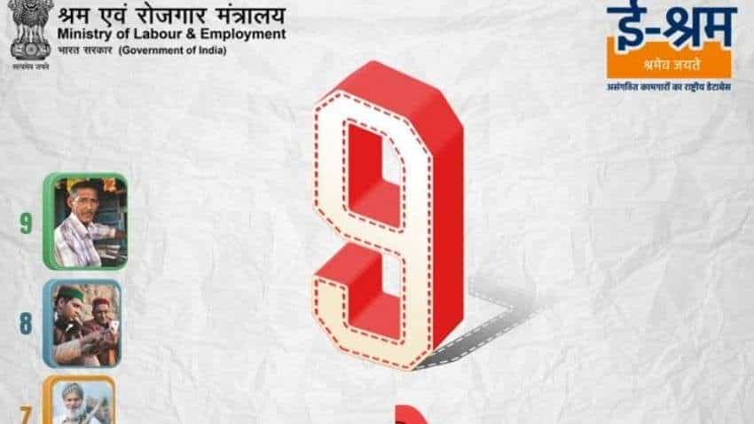 9 cr unorganised workers registered with E-Shram portal; know benefits, registration process and more 9 cr unorganised workers registered with E-Shram portal; know benefits, registration process and more