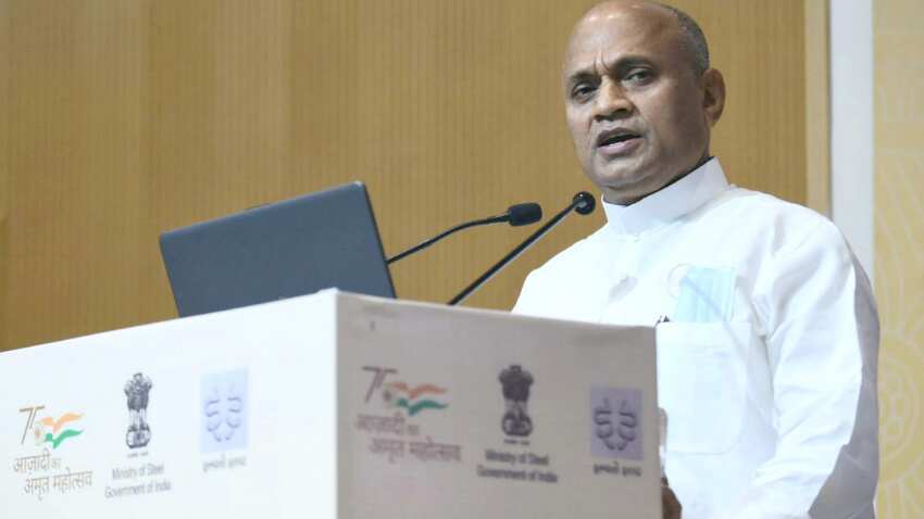 Steel demand drops by 5% in FY21: Union Steel Minister Ram Chandra Prasad Singh Steel demand drops by 5% in FY21: Union Steel Minister Ram Chandra Prasad Singh