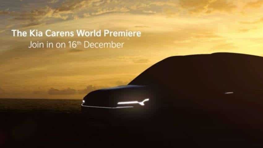 Kia unveils Carens RV in India; world premiere on 16 December