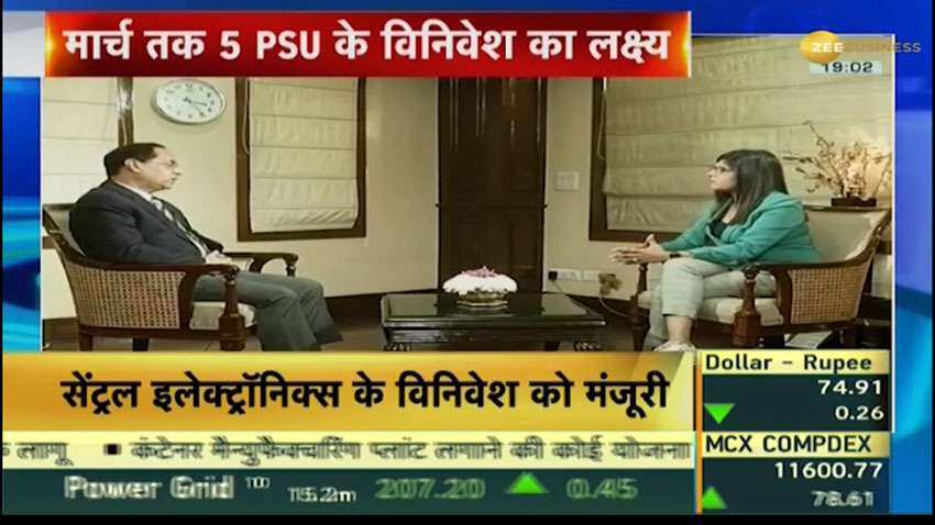 After Air India success, Government aggressively targeting disinvestment of 4-5 companies by FY22 end, DIPAM Secretary tells Zee Business After Air India success, Government aggressively targeting disinvestment of 4-5 companies by FY22 end, DIPAM Secretary tells Zee Business