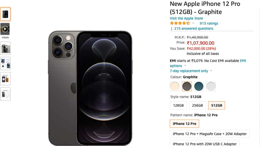 Amazon India offers discounts up to Rs 25,000 on Apple iPhone 12 Pro - All details here
