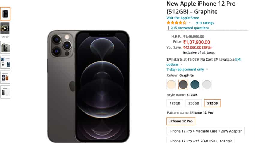 Amazon India offers discounts up to Rs 25,000 on Apple iPhone 12 Pro - All details here Amazon India offers discounts up to Rs 25,000 on Apple iPhone 12 Pro - All details here
