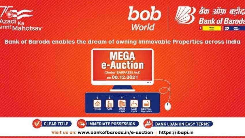 Bank of Baroda mega e-auction on December 8: Know important participation-related details here Bank of Baroda mega e-auction on December 8: Know important participation-related details here
