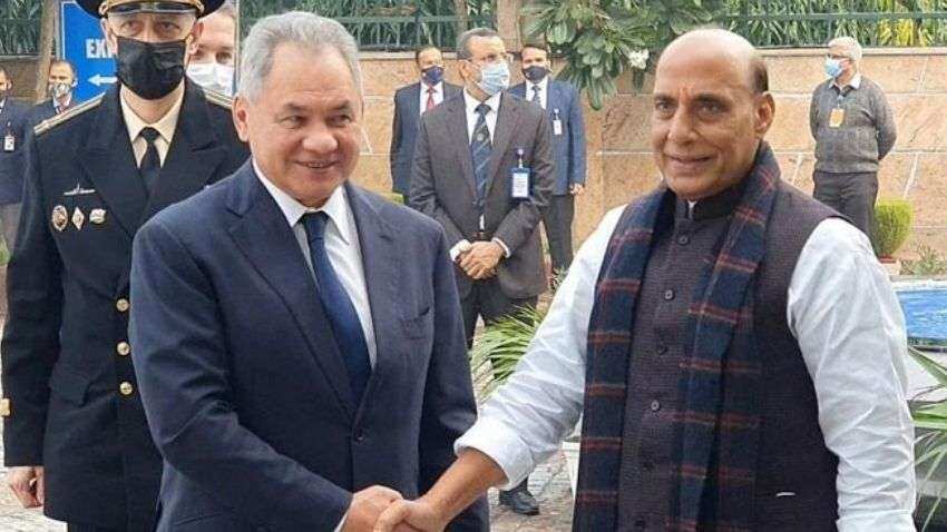 Defence Minister Rajnath Singh holds talks with Russian counterpart Defence Minister Rajnath Singh holds talks with Russian counterpart