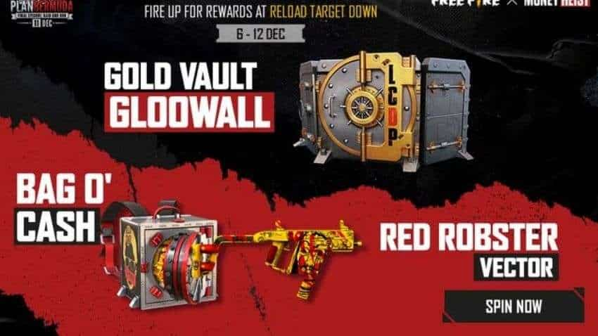 Garena Free Fire partners with Money Heist to introduce in game rewards