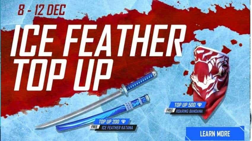 Garena Free Fire update: Get special winter collection - Ice Feather Katana, redeem code process and more Garena Free Fire update: Get special winter collection - Ice Feather Katana, redeem code process and more