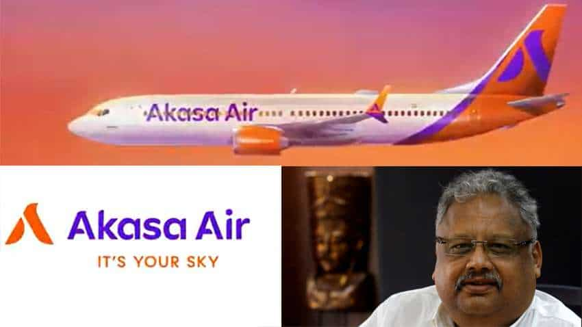 Akasa Air: 'It's your sky' - Brand logo, tag line of ace investor Rakesh Jhunjhunwala-backed airline unveiled - Livery details | Zee Business