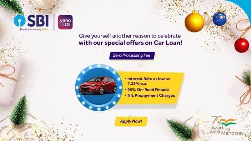 Christmas 2021: SBI offers car loan with zero processing fee: Know interest rate, EMI and other details here