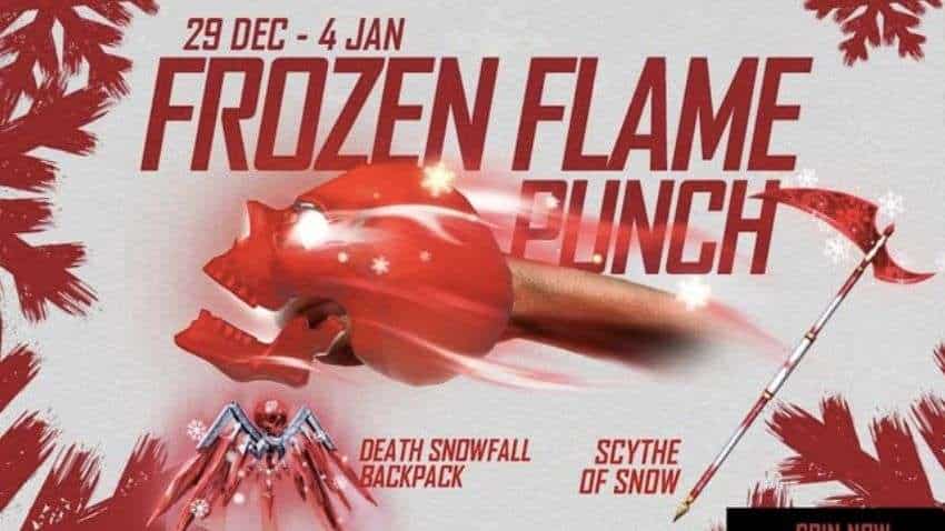Garena Free Fire redeem codes: Get Frozen Flame Punch, Death Snowfall Backpack, redeem codes process and more