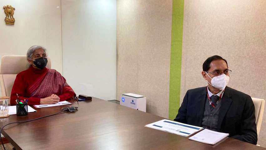 LIC IPO Latest News: FM Nirmala Sitharaman reviews progress - Crucial for Rs 1.75-lakh crore disinvestment target LIC IPO Latest News: FM Nirmala Sitharaman reviews progress - Crucial for Rs 1.75-lakh crore disinvestment target
