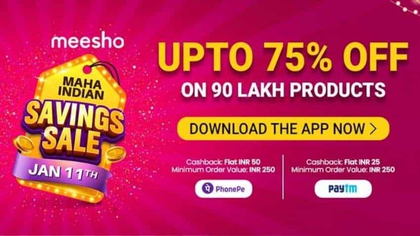 Meesho Maha Indian Savings Sale Starts From Today Offers Up To 75 meesho-maha-indian-savings-sale-starts-from-today-offers-up-to-75