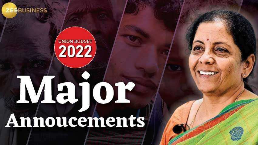  Budget 2022 Highlights Live Updates: Major annoucements by FM Nirmala Sitharaman