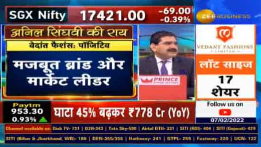 Vedant Fashions IPO: Valuations expensive, apply for long-term, says Anil Singhvi  