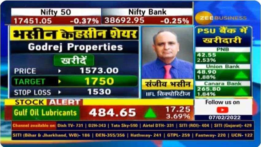 Top stocks to buy with Anil Singhvi: Sanjiv Bhasin picks Manappuram, L&amp;T, Godrej Properties for gains; know why?