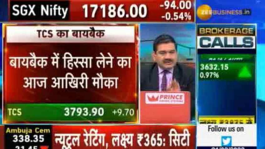 TCS buyback: Last date to participate today; golden opportunity to make sure shot money in weak market, a must apply offer—Anil Singhvi 