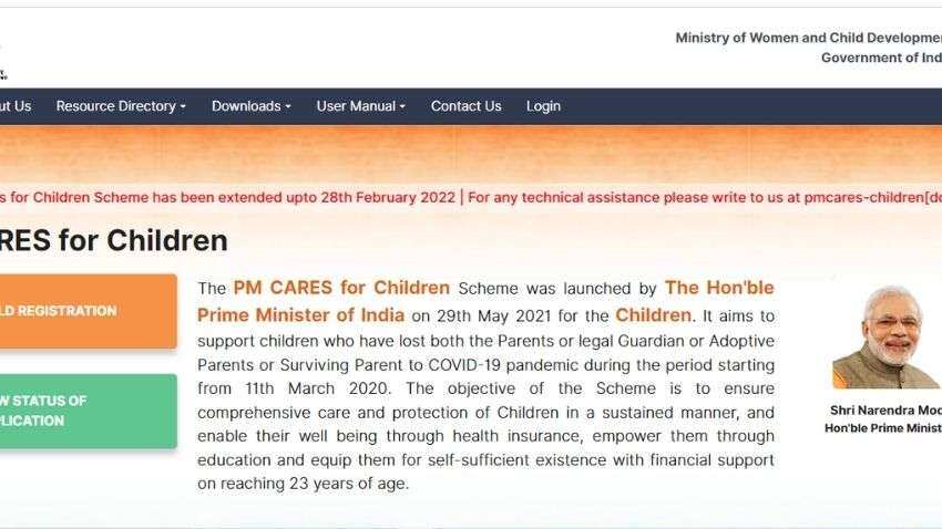 PM CARES for Children Scheme extended till February 28; see scheme details and more