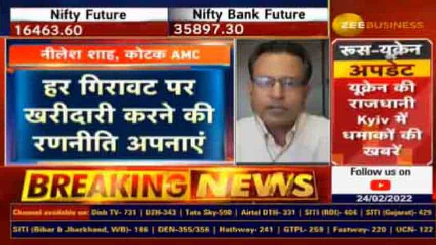 Russia-Ukraine War: Difficult to predict where market will bottom out, &#039;buy on dips&#039; right way to go about it: Nilesh Shah of Kotak AMC 