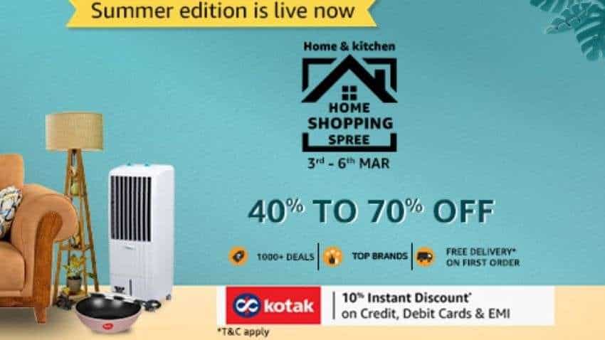 Amazon Home Shopping Spree sale event: Up to 40% off on home, kitchen appliances and more