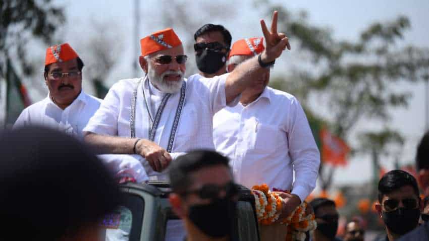 Gujarat: PM Narendra Modi holds roadshow after BJP&#039;s wins in Assembly Elections 2022