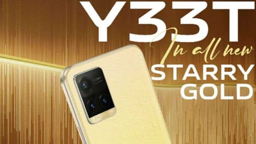 Vivo Y33T launched in &#039;Starry Gold&#039; colour in India; check price and specifications