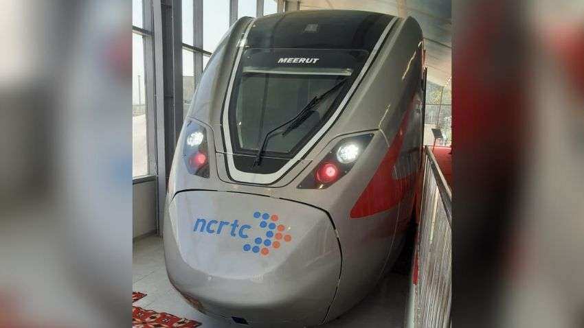 Government unveils India's first high speed RRTS train with airplane-like seating, 3x faster than Metro | Zee Business Government unveils India's first high speed RRTS train with airplane-like seating, 3x faster than Metro | Zee Business