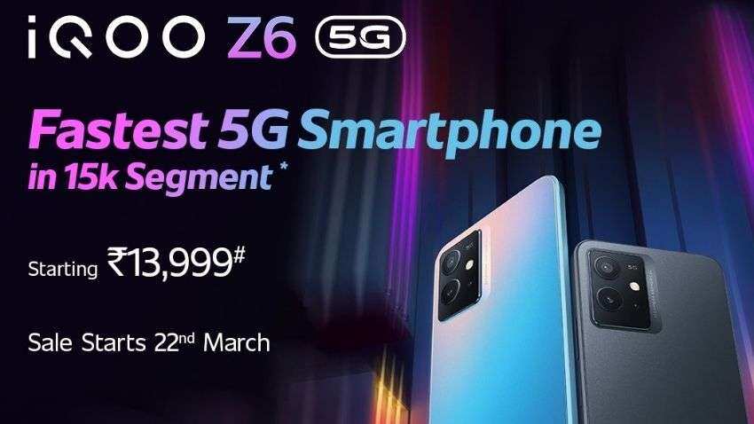 iQOO Z6 5G launched with 50MP camera; price starts at Rs 13,999 in India - Check availability, specs and more