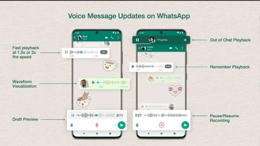 WhatsApp latest update download: New voice messaging features for Android, iOS users announced