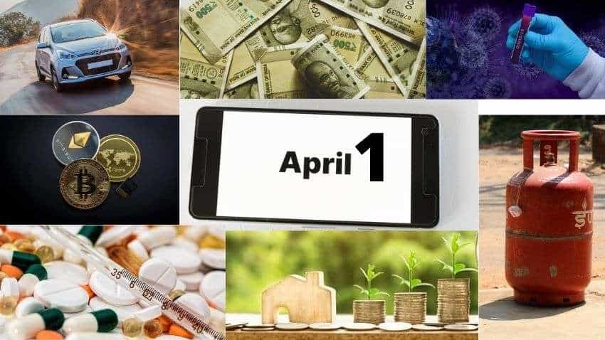 Changes From 1 April 2022: From PF, property tax, gas cylinder price, medicine to cryptocurrency, mutual funds; all you need to know!
