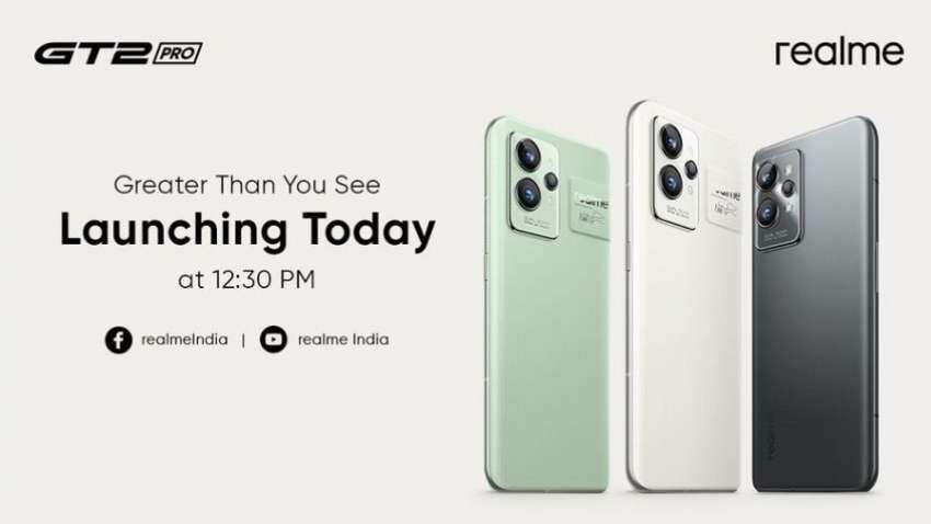 Realme GT 2 Pro, Realme Buds Air 3 India launch today at 12:30pm: Check expected price, specifications, LIVE streaming details
