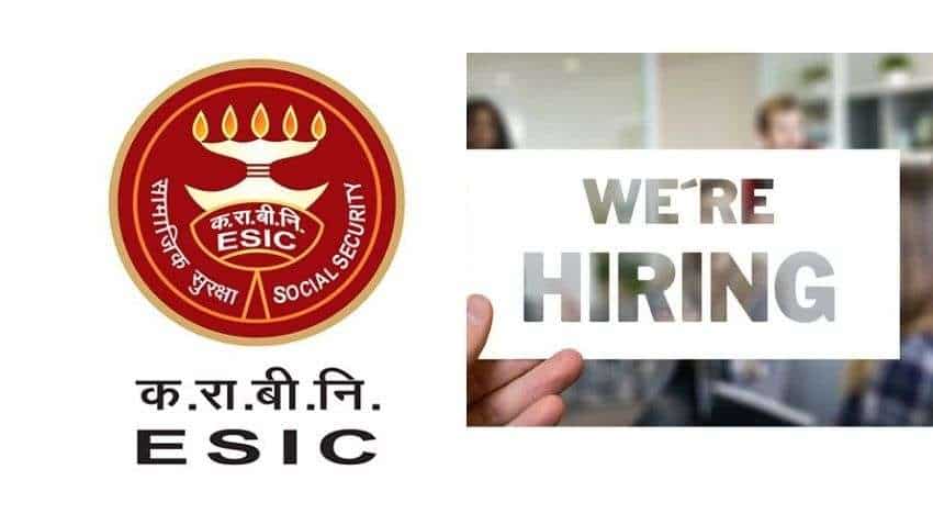 ESIC recruitment 2022: Apply Online for 218 Posts on esic.nic.in; details here