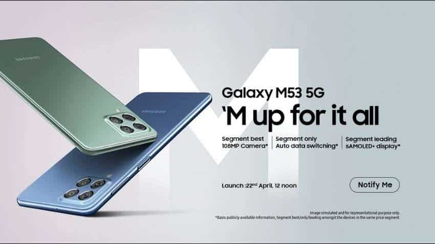 Samsung Galaxy M53 5G India launch tomorrow: Check expected price, specifications and availability,