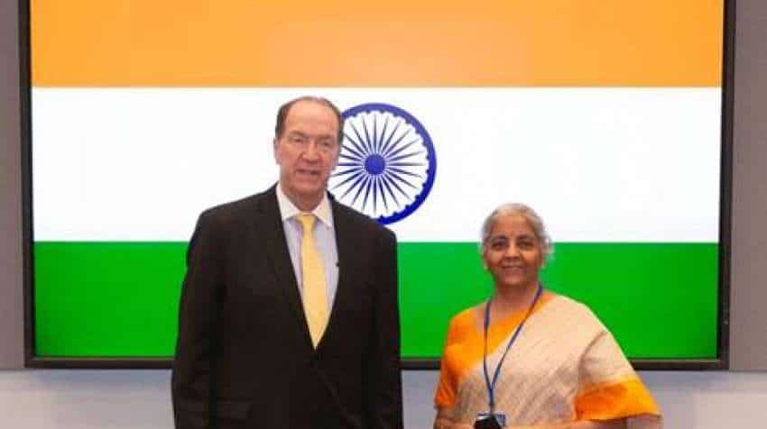 FM Sitharaman urges World Bank to rescue countries facing debt stress during uncertain times FM Sitharaman urges World Bank to rescue countries facing debt stress during uncertain times