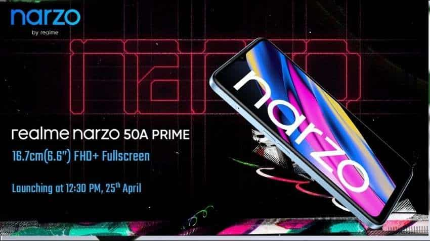 Realme Narzo 50A Prime launch in India today - Check timings, expected price, how to watch event LIVE and more