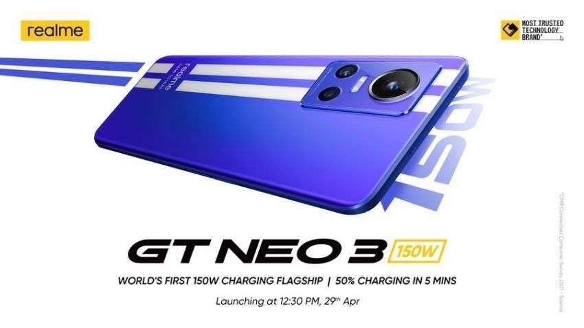 Realme GT Neo 3, Realme Pad Mini, Realme Buds Q2s India launch today at 12:30 PM - Check expected price, LIVE streaming details and more