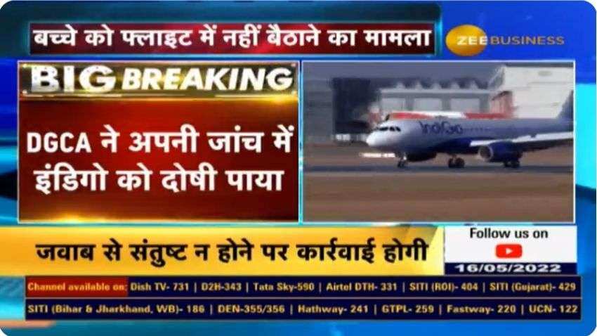 IndiGo inappropriately handled specially challenged child says DGCA in its investigation report IndiGo inappropriately handled specially challenged child says DGCA in its investigation report