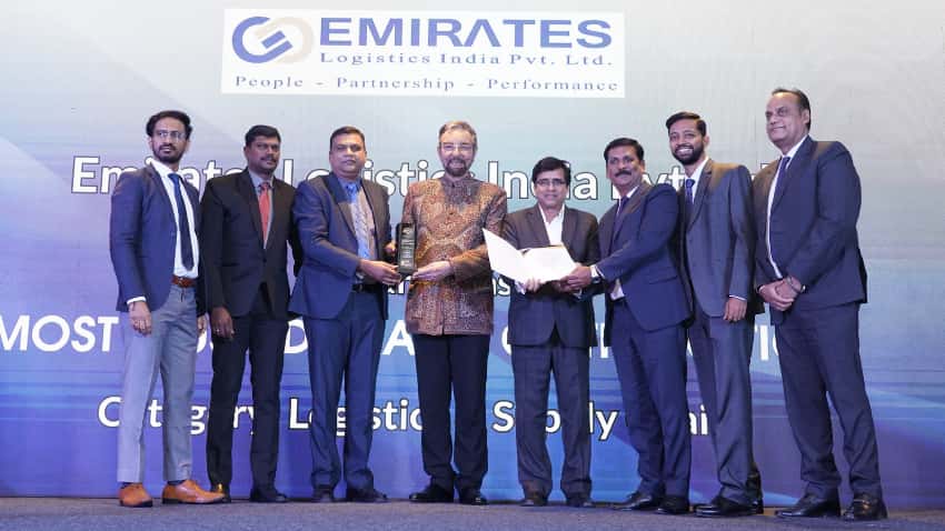 Emirates Logistics India Pvt. Ltd. Awarded as the Most Trusted Brand of the Nation By The Brand Story