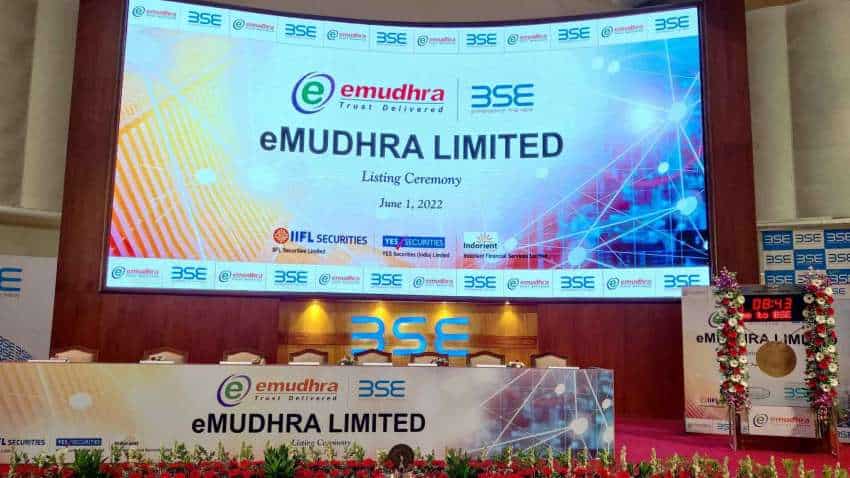 eMudhra IPO listing: Shares debut with marginal gains against issue price; list at 6% premium on BSE 