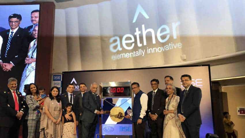 Aether Industries shares hit 10% upper circuit, gains 21% on issue price on debut day; what should investors do?