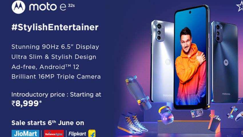 Moto E32s India sale begins today via Flipkart - Check price, availability, specifications and more