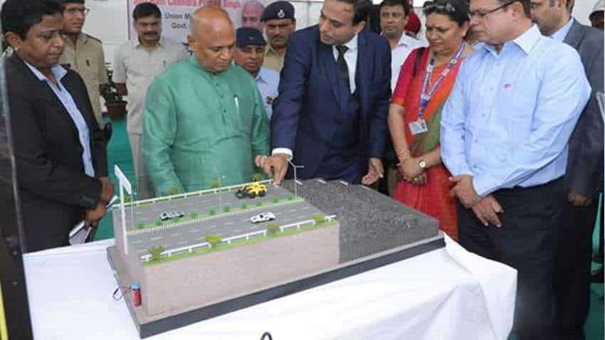 Pics from inauguration: First 6-lane Highway Road made of Steel Slag coming up at Surat, Gujarat - All details here 