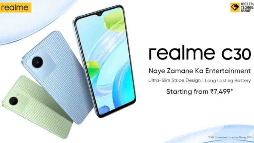Realme C30 launched; price starts at Rs 7,499 in India - Check availability and specifications