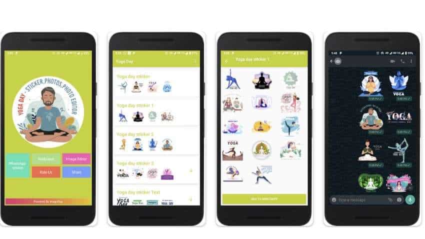 International Yoga Day 2022: Send WhatsApp Stickers on Yoga Diwas - Check step by step guide