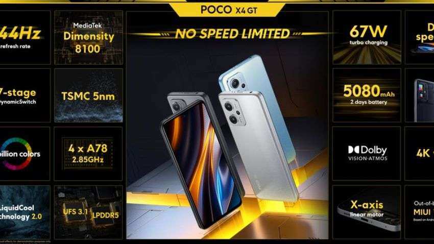 Poco X4 GT launched globally: Check price, India availability, and specifications Poco X4 GT launched globally: Check price, India availability, and specifications