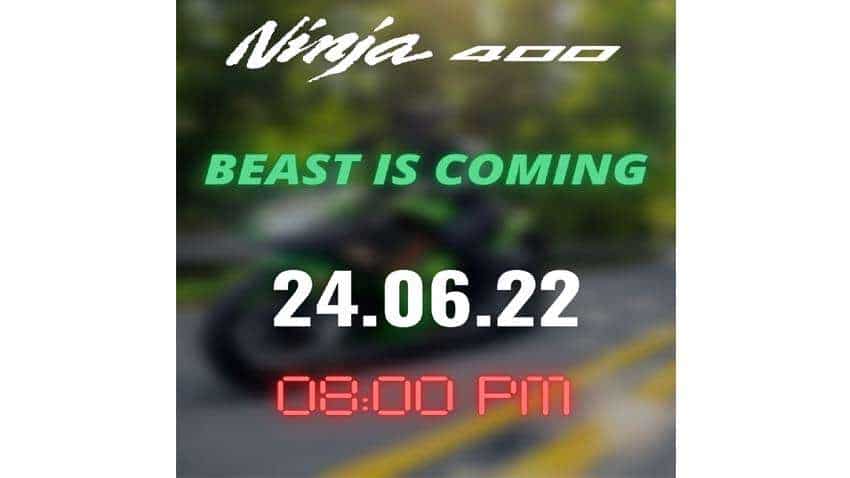 Kawasaki Ninja 400 India launch today at this time; Japanese two-wheeler release teaser
