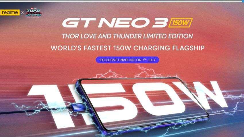 Realme GT NEO 3 150W Thor Love and Thunder Limited Edition India launch on July 7 - Check details