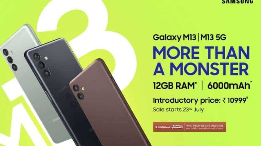 Samsung Galaxy M13 5G, Galaxy M13 4G launched; price starts at Rs 11,999 -  check offers, specifications &amp; availability