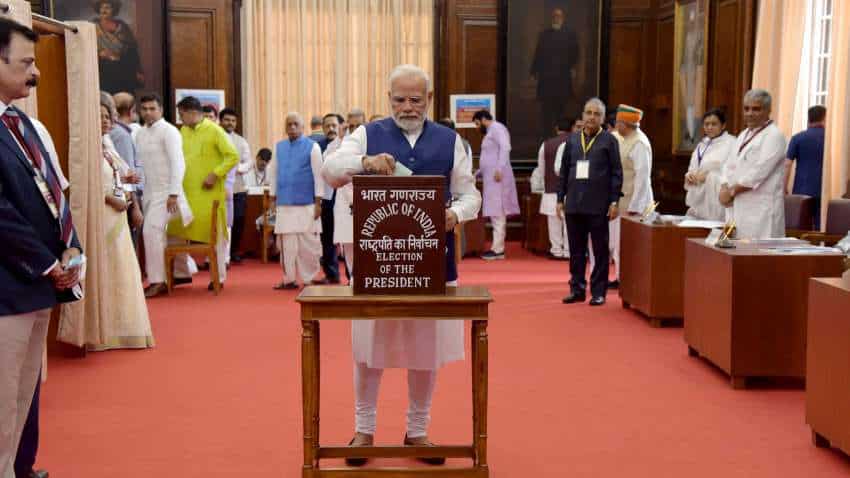 President election 2022: PM Modi casts ballot at Parliament - Watch